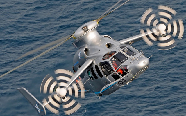 Helicopter ocean camera propeller flying free wallpaper for desktop - medium preview image