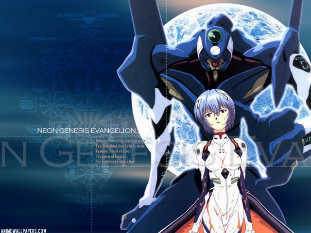 Anime character sword full moon free wallpaper for desktop - medium preview image