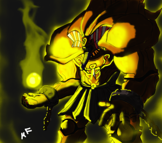 Yellow creature epsylon point shock free wallpaper for tablet - medium preview image