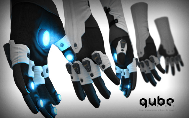 Glowing gloves in a row free wallpaper for desktop - medium preview image