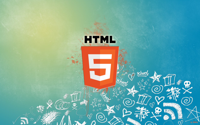 Html symbols flying background image #2 free wallpaper for desktop - medium preview image