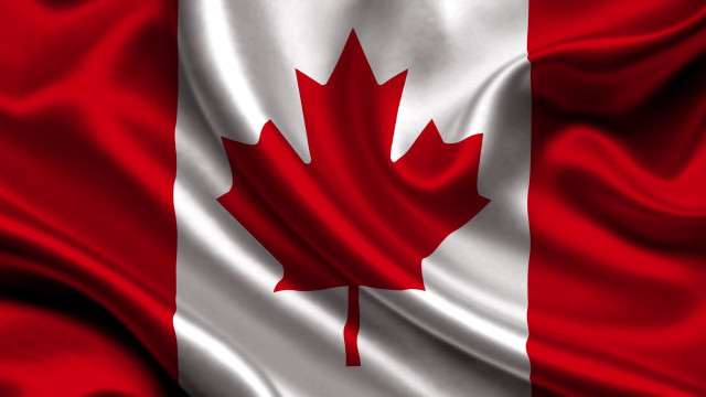 Canadian flag red maple leaf #2 free wallpaper for desktop - medium preview image