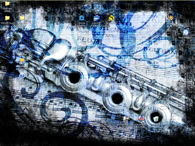 Silver cylinder blue background design free wallpaper for desktop - medium preview image