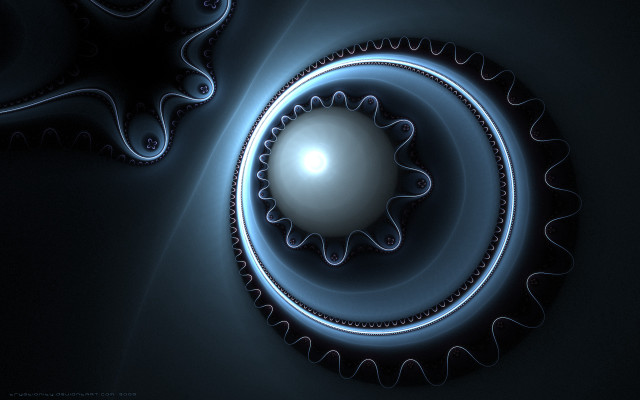 Circular object light center middle free wallpaper for desktop - medium preview image