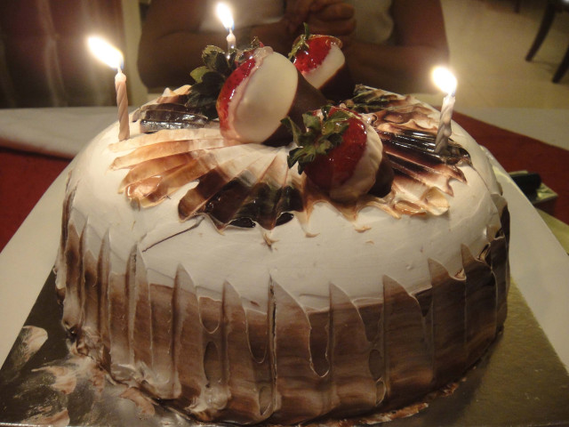 Cake candles table food napkin free wallpaper for desktop - medium preview image