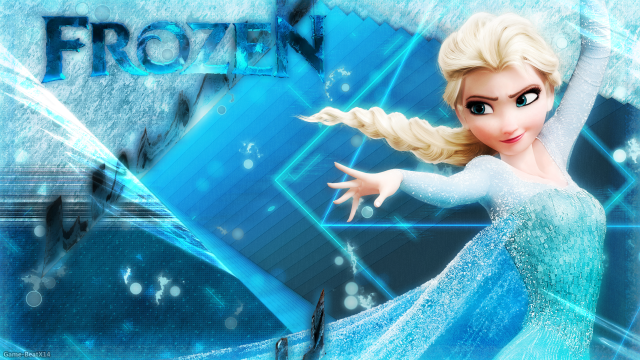 Frozen princess blue dress blue free wallpaper for desktop - medium preview image