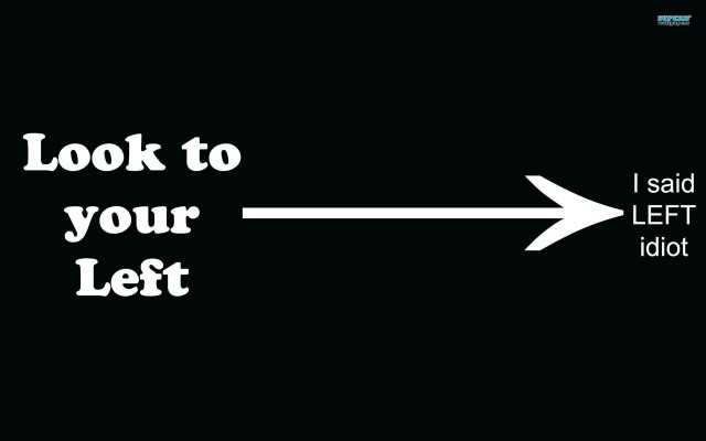 Black white photo arrows left free wallpaper for desktop - medium preview image