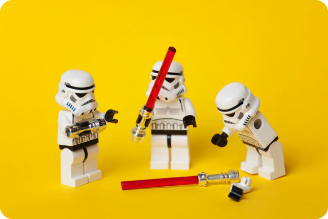 Lego star wars stormtroopers darth free wallpaper for desktop - medium preview image