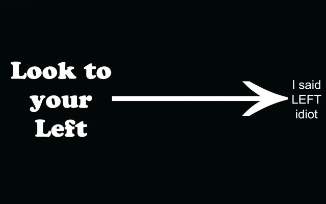 Black white arrows left right free wallpaper for desktop - medium preview image