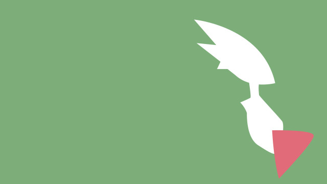 Green background white arrow red free wallpaper for desktop - medium preview image