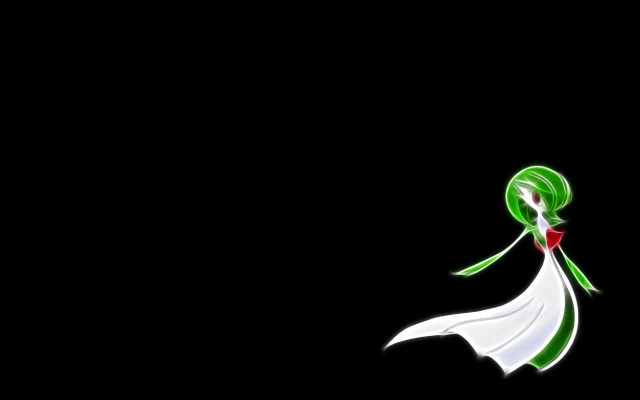 Woman white dress green ribbon free wallpaper for desktop - medium preview image