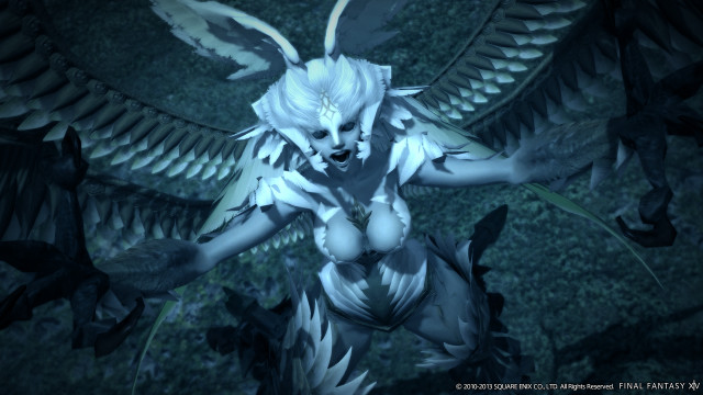 White demon wings water green free wallpaper for desktop - medium preview image
