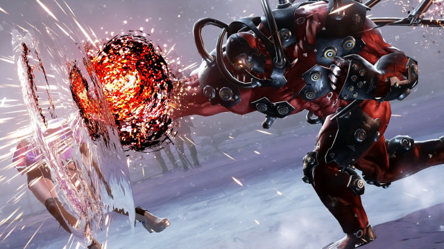 Man red suit large object free wallpaper for desktop - medium preview image