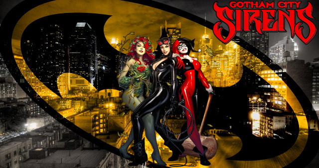 Gotham city sirens women night free wallpaper for desktop - medium preview image