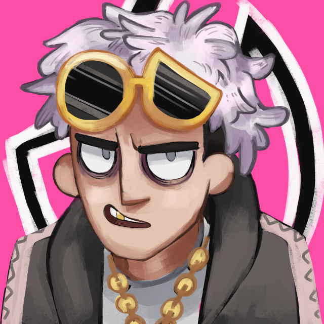 Cartoon character weird face glasses free wallpaper for tablet - medium preview image