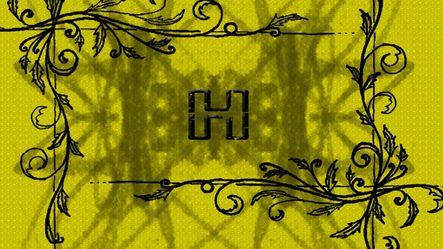 Gothic plant frame h silkscreen free wallpaper for desktop - medium preview image