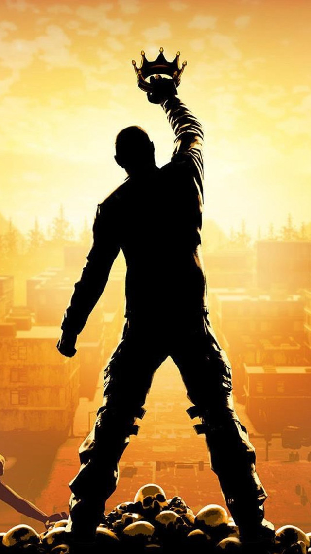 Man crown sunset gold balls free wallpaper for mobile - medium preview image