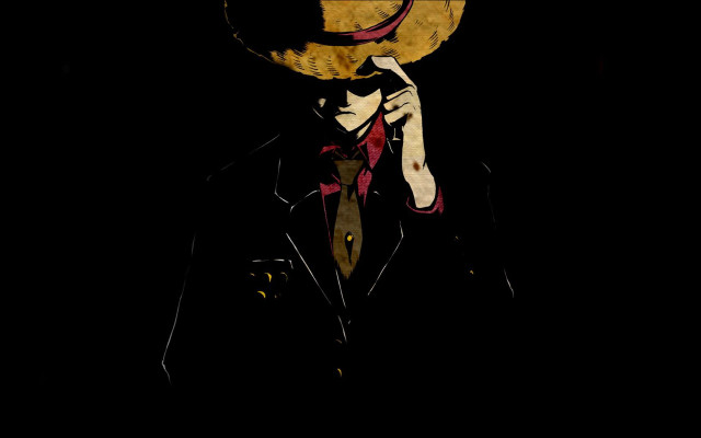 Man hat suit talking cellphone free wallpaper for desktop - medium preview image