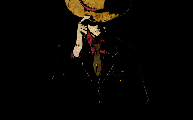 Man cowboy hat cellphone dark free wallpaper for desktop - medium preview image