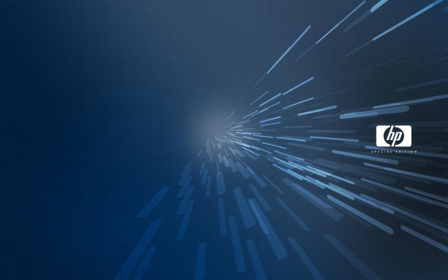 Blue background white black logo #3 free wallpaper for desktop - medium preview image