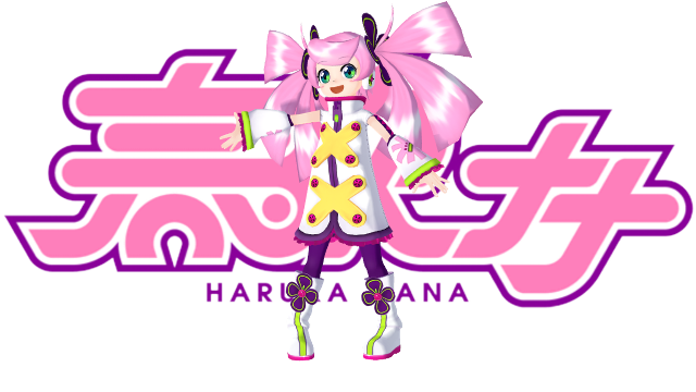 Cartoon character pink outfit bow free wallpaper for desktop - medium preview image