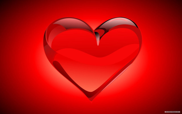 Red heart shadow love american free wallpaper for desktop - medium preview image