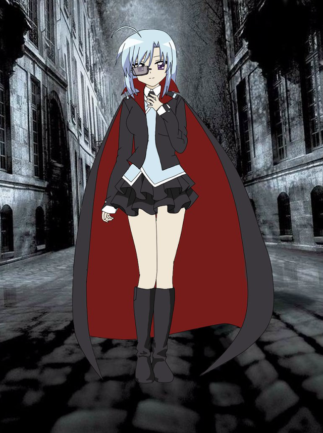 Woman cape skirt street building free wallpaper for mobile - medium preview image