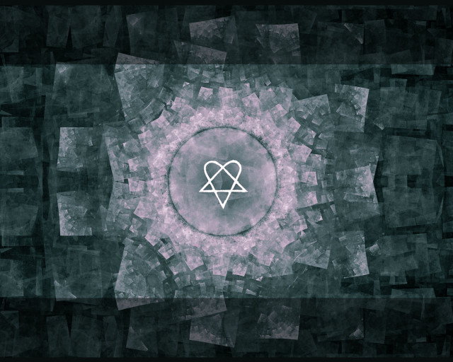 Heart intertwined circle squares varying free wallpaper for desktop - medium preview image