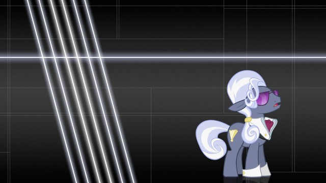 Cartoon pony yellow tie sunglasses free wallpaper for desktop - medium preview image