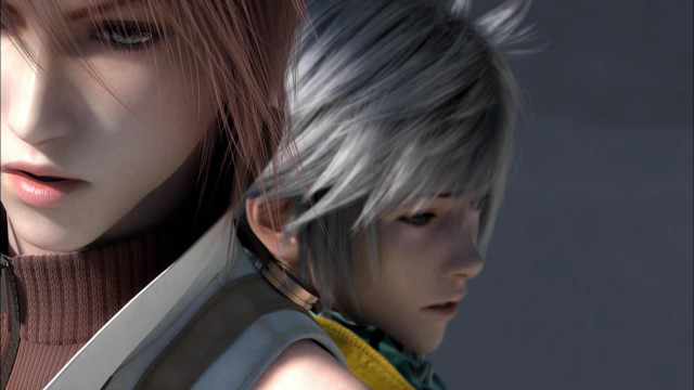 Anime couple different hair photorealism free wallpaper for desktop - medium preview image