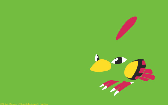 Green bird net art vector free wallpaper for desktop - medium preview image