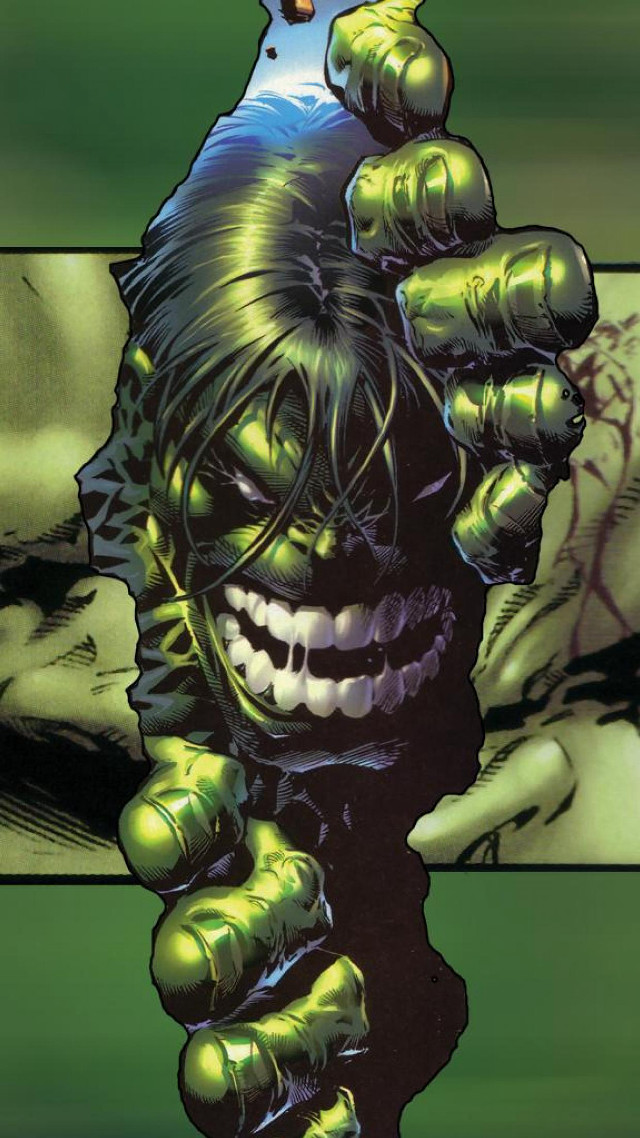 Green monster knife comic cover free wallpaper for mobile - medium preview image