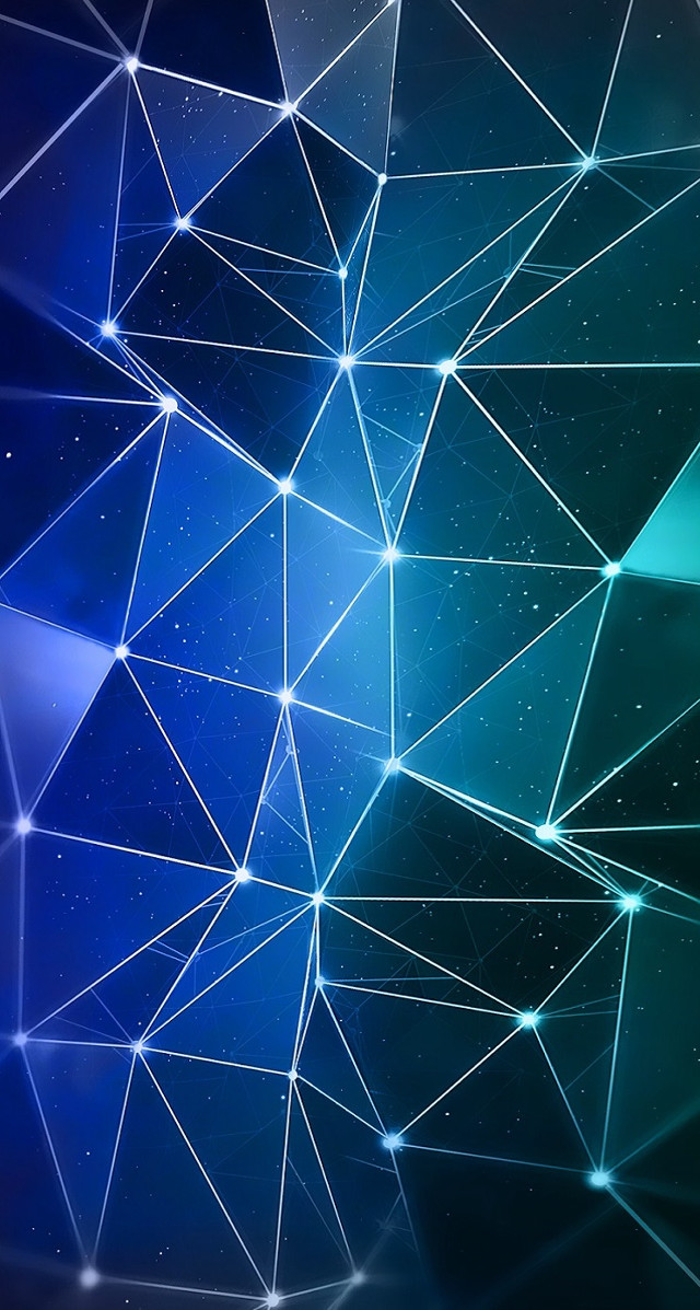 Blue background lines stars pattern free wallpaper for mobile - medium preview image