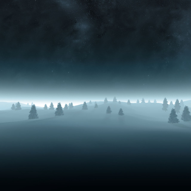 Night sky stars trees foreground #6 free wallpaper for tablet - medium preview image