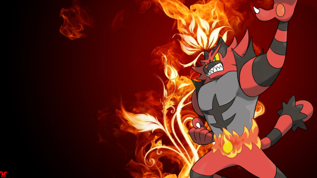 Cartoon character fire flames black free wallpaper for desktop - medium preview image