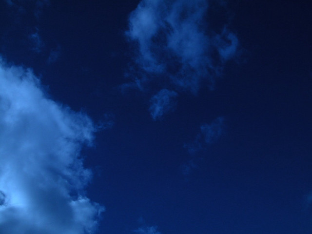 Plane flying sky clouds blue #9 free wallpaper for desktop - medium preview image
