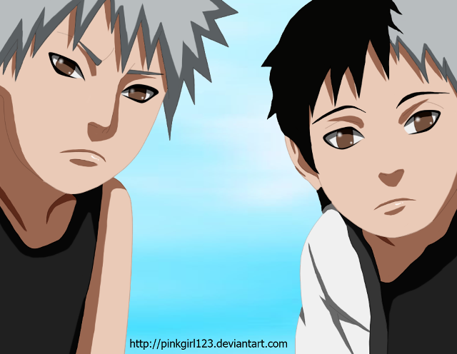 Anime characters staring blue sky free wallpaper for desktop - medium preview image