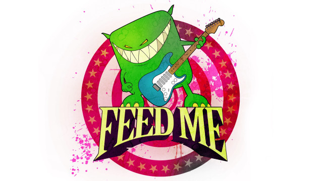 Cartoon character guitar feed me free wallpaper for desktop - medium preview image