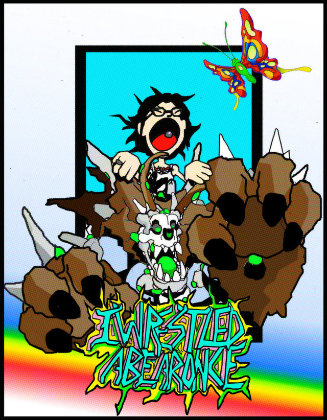 Cartoon person skulls bones rainbow free wallpaper for mobile - medium preview image