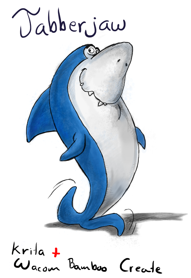 Cartoon shark tooth kalba bumbo free wallpaper for mobile - medium preview image