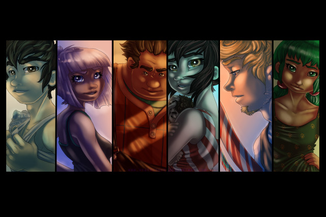 Diverse people hair colors skin free wallpaper for desktop - medium preview image