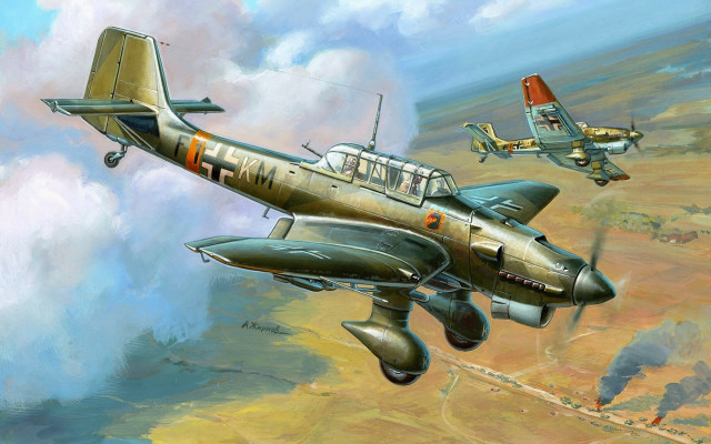 Airplanes desert sky clouds grass free wallpaper for desktop - medium preview image