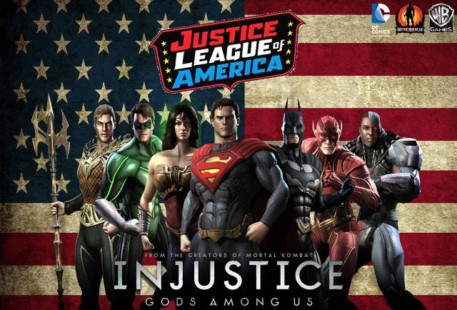 Justice league america poster american free wallpaper for desktop - medium preview image