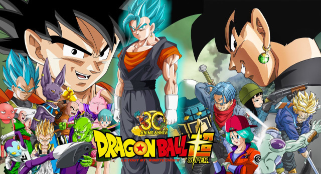 Dragon ball characters black background free wallpaper for desktop - medium preview image