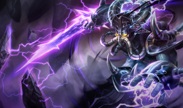 Man armor sword lightning bolt #2 free wallpaper for desktop - medium preview image
