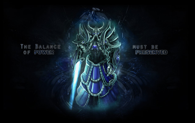Female warrior sword armor glowing free wallpaper for desktop - medium preview image