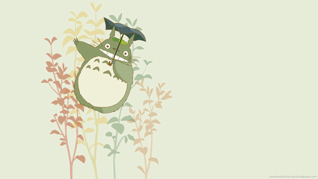 Cartoon character field flowers plants free wallpaper for desktop - medium preview image