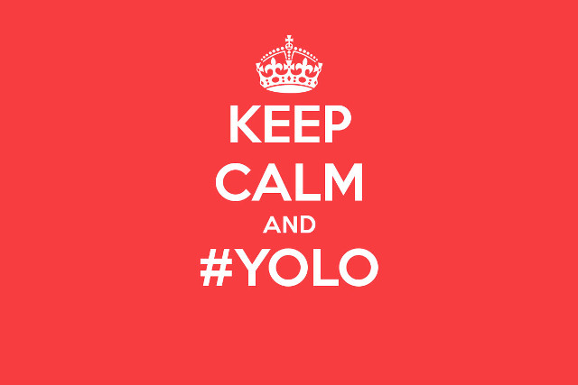 Keep calm yolo red background free wallpaper for desktop - medium preview image