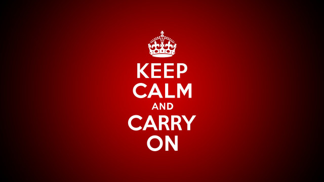Keep calm carry on red free wallpaper for desktop - medium preview image