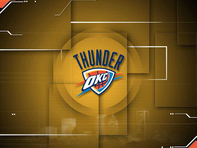 Thunder basketball background lines image free wallpaper for desktop - medium preview image